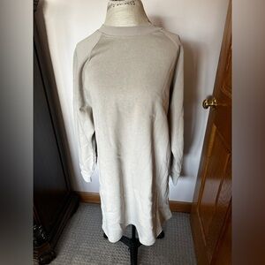 Tunic crewneck sweatshirt